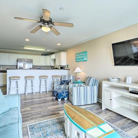 Ocean-View Oak Island Condo, 1 Block To Beach! מראה חיצוני תמונה