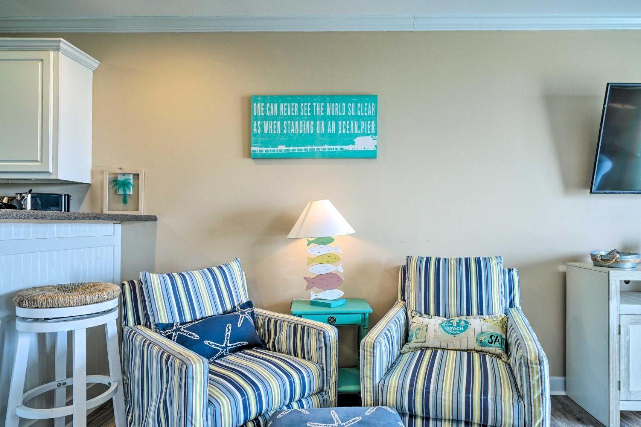 Ocean-View Oak Island Condo, 1 Block To Beach! מראה חיצוני תמונה